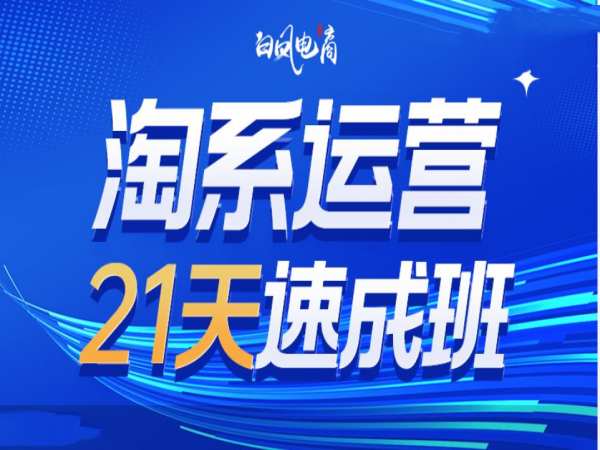 淘系运营21天速成班35期，年前最后一波和2025方向-小鹏项目网