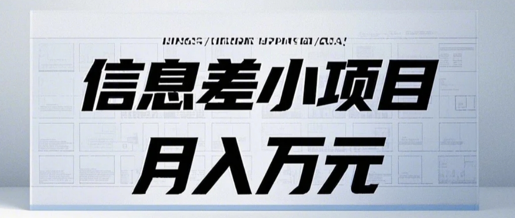 信息差小项目：国内外视频代下载，项目操作简单零成本零门槛月入过万-小鹏项目网