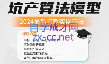沐网商·2024最新坑产算法模型打款玩法系列-小鹏项目网