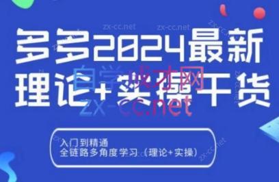 拼多多2024最新规则理论结合实际的干货-小鹏项目网