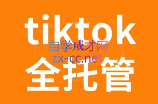 TikTok跨境电商全托管运营模式精品课-小鹏项目网