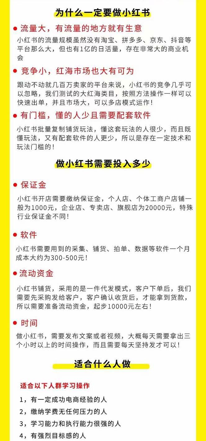 图片[1]-小红书-笔记带货课【6月更新】流量 电商新机会 315节正课+64节隐藏课-小鹏项目网