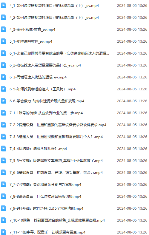 图片[2]-实体店老板获客特训营：认知、定位、文案、矩阵、直播、AI等(72节-小鹏项目网