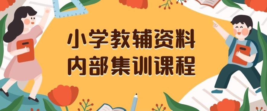 小学教辅资料，内部集训保姆级教程，私域一单收益29-129（教程+资料）-小鹏项目网