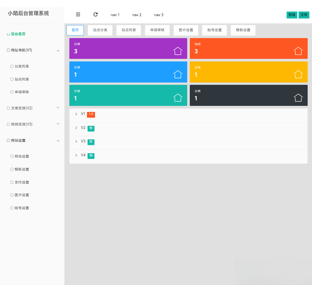 PHP网址导航源码-小鹏项目网