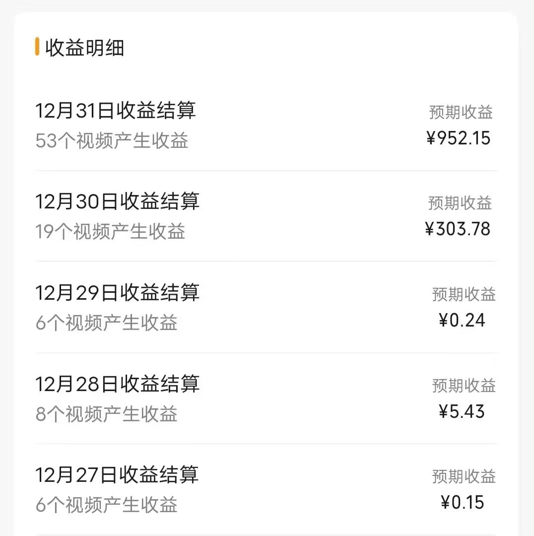 (8550期)每天半小时轻松月入过万，适合任意人群，小白无脑操作，AI条条原创视频-小鹏项目网
