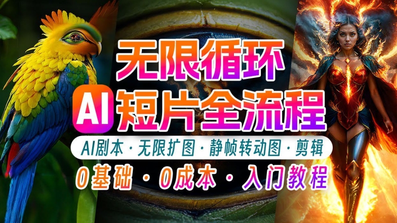 AI剪辑无限循环画面：新手轻松月入上万的秘技【揭秘】-小鹏项目网