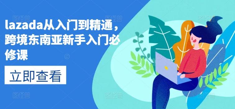 lazada从入门到精通，跨境东南亚新手入门必修课-小鹏项目网