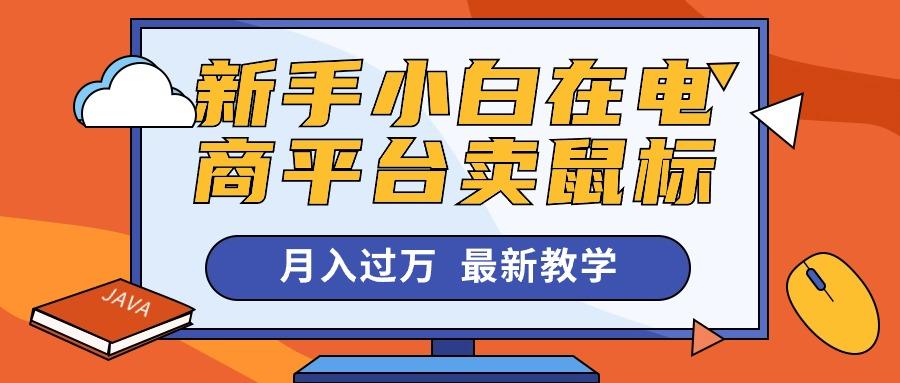 新手小白在电商平台卖鼠标月入过万，最新赚钱教学-小鹏项目网