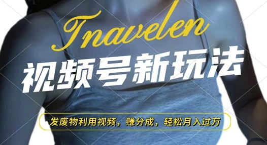 视频号新玩法，废物利用视频，撸分成收益，轻松月入过W【揭秘】-小鹏项目网
