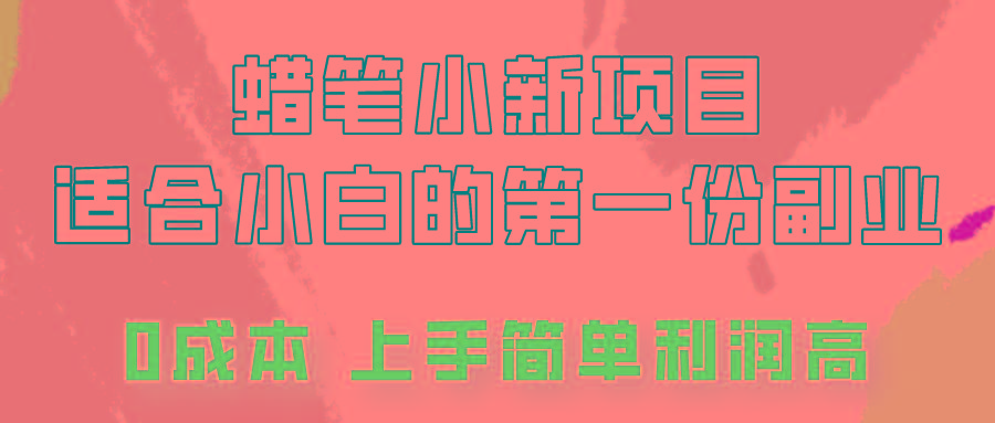 蜡笔小新项目拆解，0投入，0成本，小白一个月也能多赚3000+-小鹏项目网