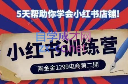 陶金金·小红书训练营(第二期)-小鹏项目网