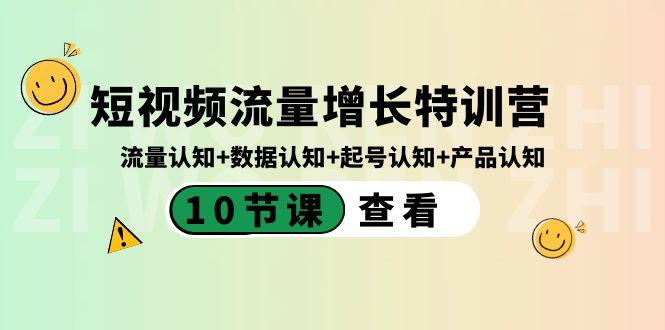 短视频流量增长特训营：流量认知+数据认知+起号认知+产品认知（10节课）-小鹏项目网