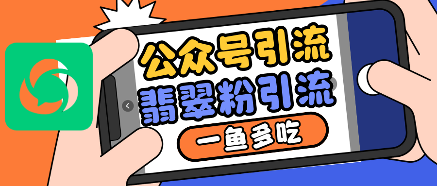 公众号低成本引流翡翠粉，高客单价，大力出奇迹一鱼多吃-小鹏项目网