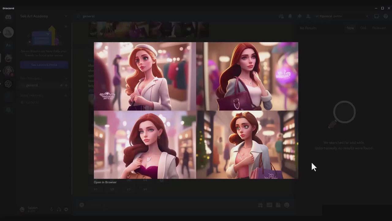 图片[5]-掌握 MidJourney V5 AI + ChatGPT创建一致的角色设计图像-22节课-中英字幕-小鹏项目网