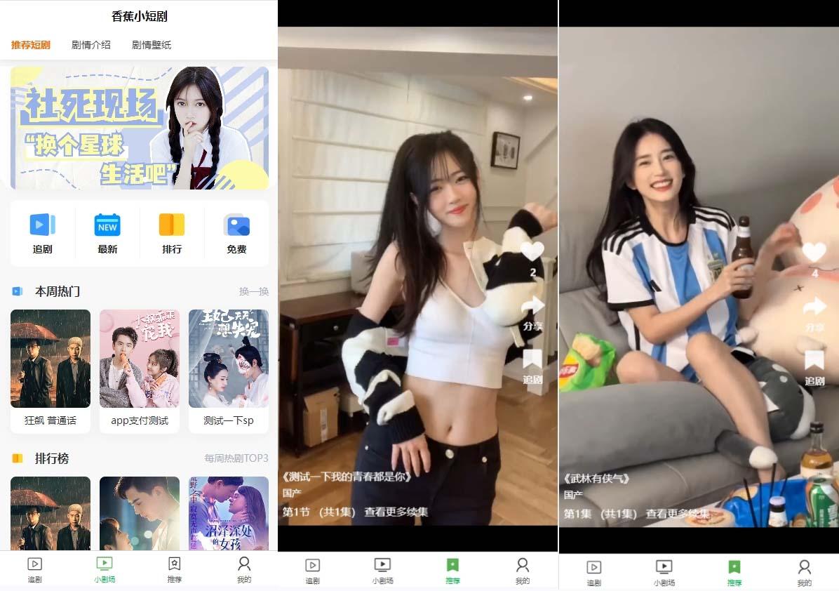 (8542期)小剧场短剧影视系统源码 全开源 带支付收益+会员机制+代理推广等模式【…-小鹏项目网